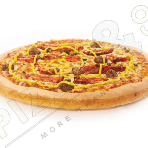Pizza - Meatballs on Fire
